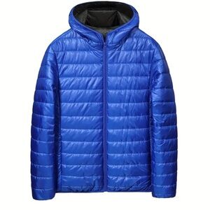 Men's Blue Puffer Jacket